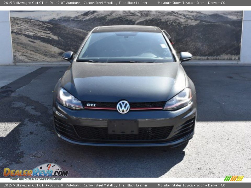 2015 Volkswagen Golf GTI 4-Door 2.0T Autobahn Carbon Steel Metallic / Titan Black Leather Photo #8