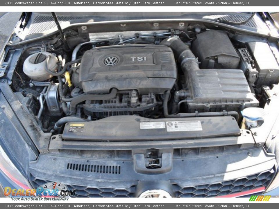 2015 Volkswagen Golf GTI 4-Door 2.0T Autobahn Carbon Steel Metallic / Titan Black Leather Photo #9