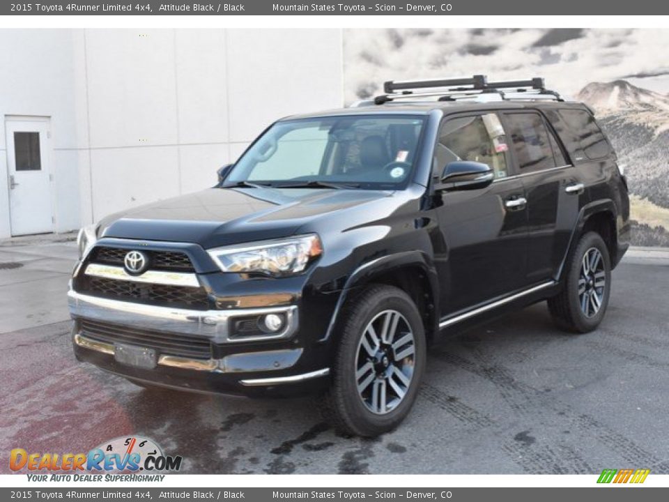 2015 Toyota 4Runner Limited 4x4 Attitude Black / Black Photo #2