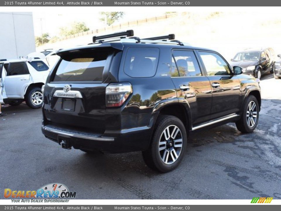 2015 Toyota 4Runner Limited 4x4 Attitude Black / Black Photo #6