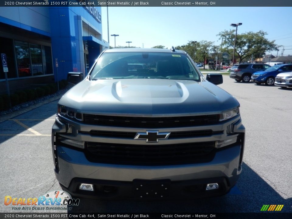 2020 Chevrolet Silverado 1500 RST Crew Cab 4x4 Satin Steel Metallic / Jet Black Photo #2