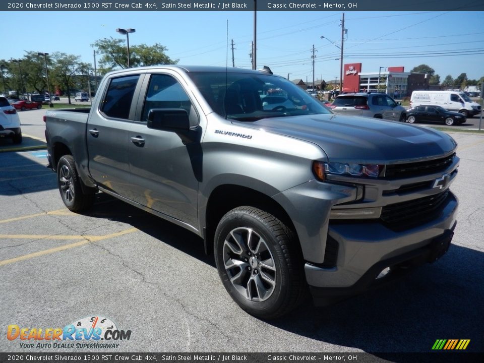 2020 Chevrolet Silverado 1500 RST Crew Cab 4x4 Satin Steel Metallic / Jet Black Photo #3