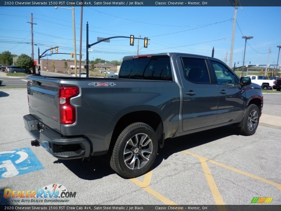 2020 Chevrolet Silverado 1500 RST Crew Cab 4x4 Satin Steel Metallic / Jet Black Photo #4