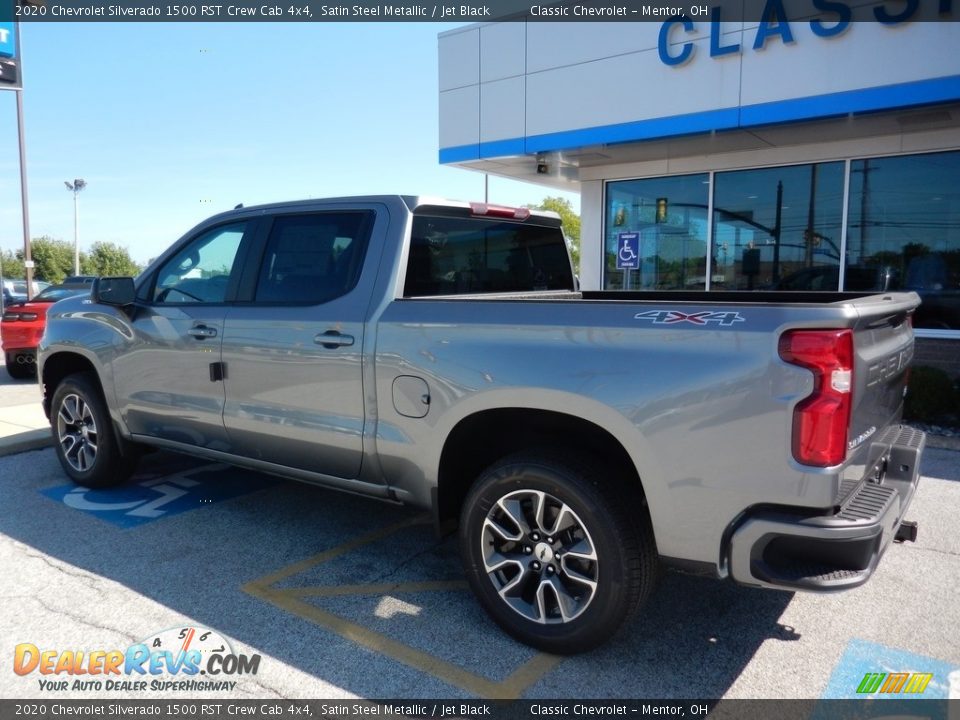 2020 Chevrolet Silverado 1500 RST Crew Cab 4x4 Satin Steel Metallic / Jet Black Photo #5