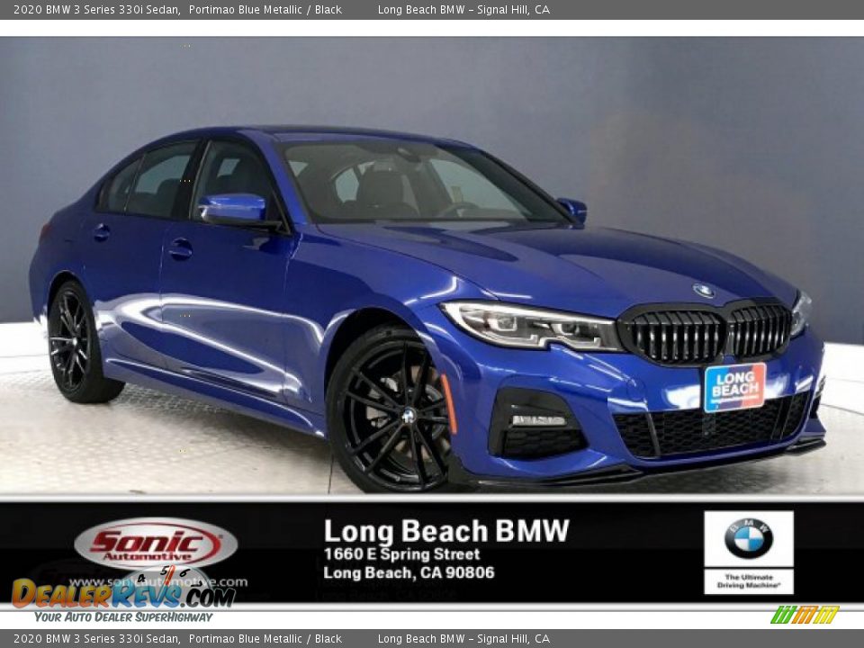 2020 BMW 3 Series 330i Sedan Portimao Blue Metallic / Black Photo #1