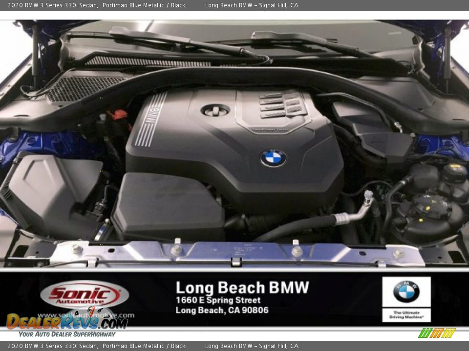 2020 BMW 3 Series 330i Sedan Portimao Blue Metallic / Black Photo #8