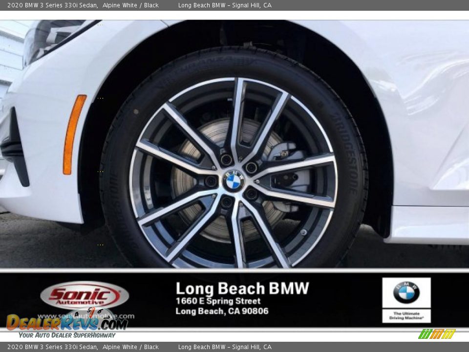 2020 BMW 3 Series 330i Sedan Alpine White / Black Photo #9