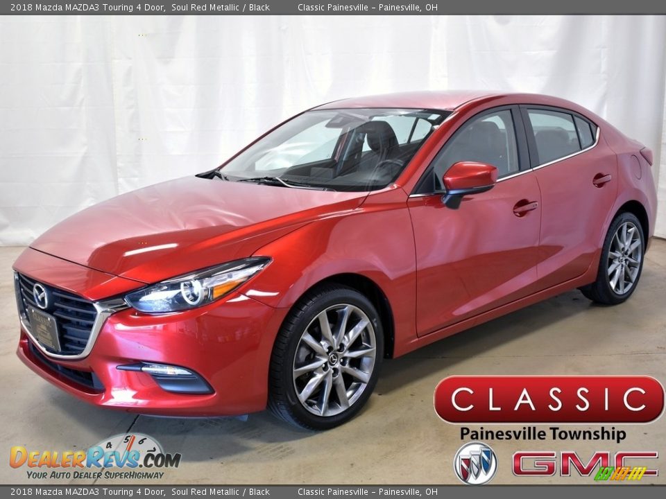 2018 Mazda MAZDA3 Touring 4 Door Soul Red Metallic / Black Photo #1