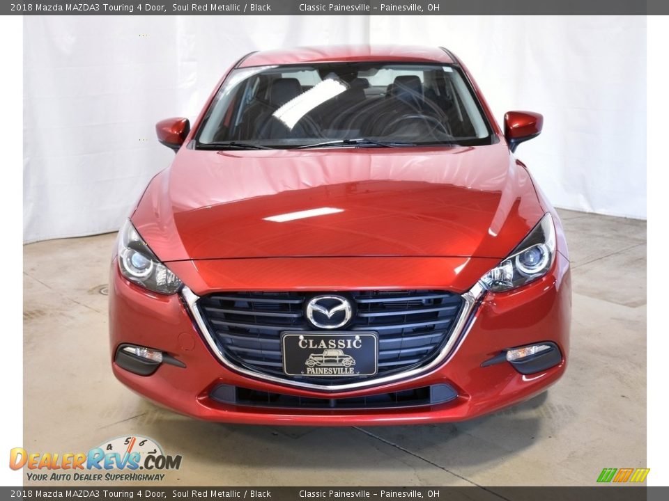 2018 Mazda MAZDA3 Touring 4 Door Soul Red Metallic / Black Photo #4