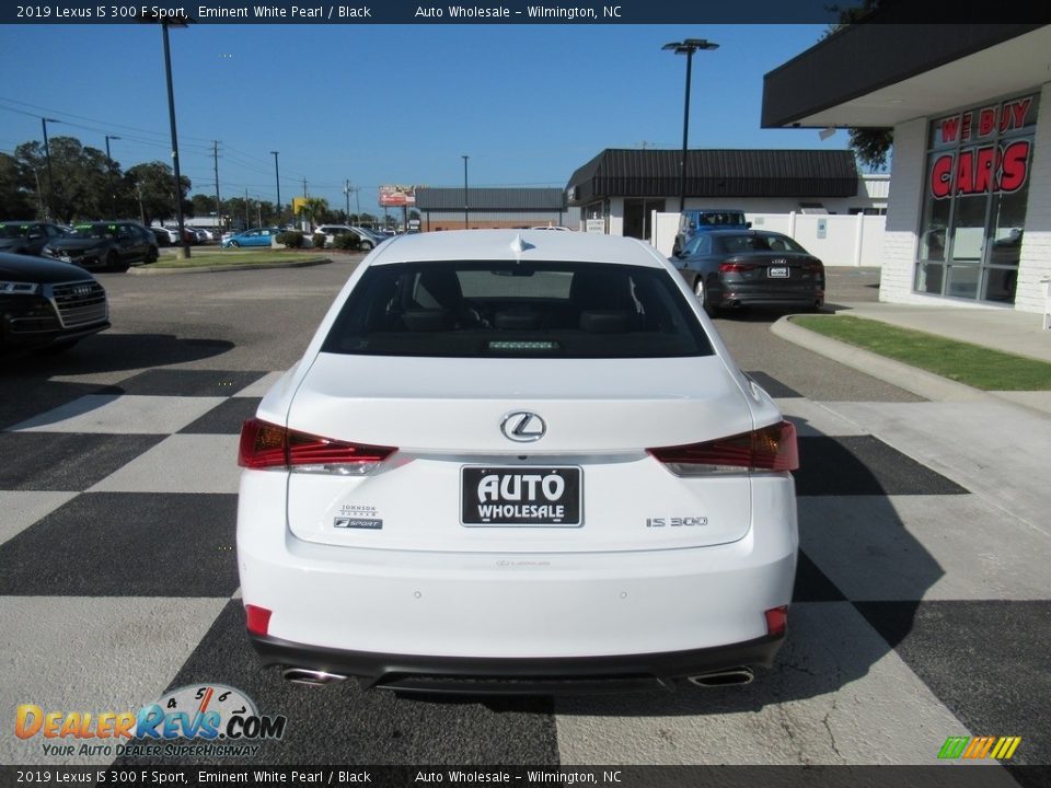 2019 Lexus IS 300 F Sport Eminent White Pearl / Black Photo #4