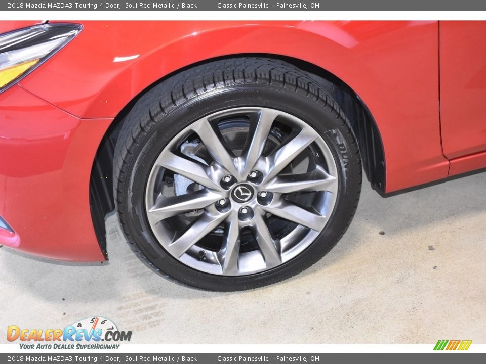2018 Mazda MAZDA3 Touring 4 Door Soul Red Metallic / Black Photo #5