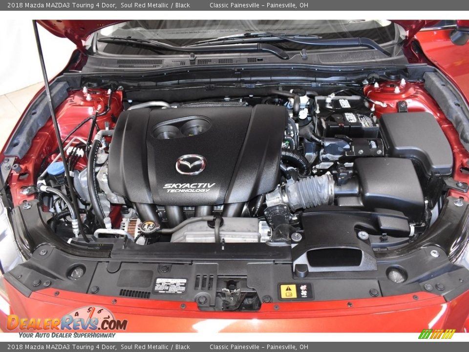 2018 Mazda MAZDA3 Touring 4 Door Soul Red Metallic / Black Photo #6