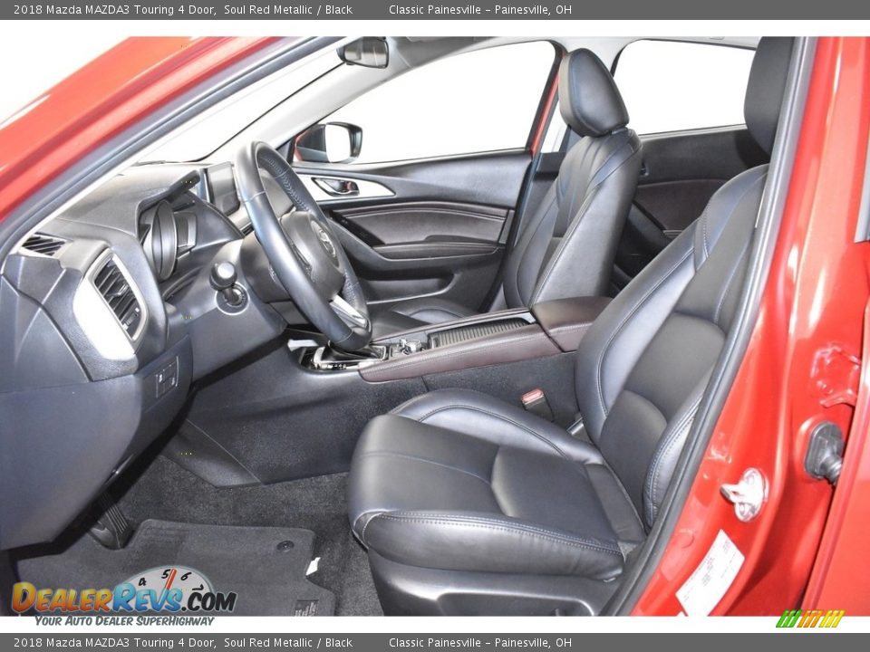 2018 Mazda MAZDA3 Touring 4 Door Soul Red Metallic / Black Photo #7