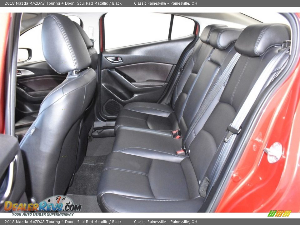 2018 Mazda MAZDA3 Touring 4 Door Soul Red Metallic / Black Photo #8