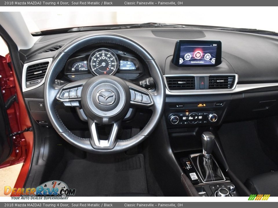 2018 Mazda MAZDA3 Touring 4 Door Soul Red Metallic / Black Photo #11