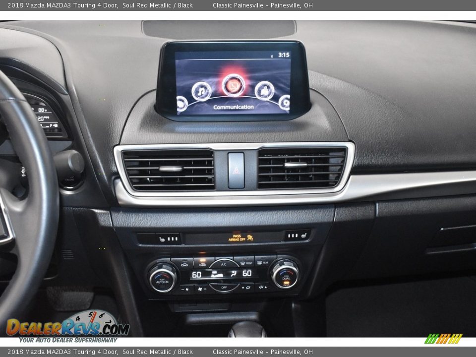 2018 Mazda MAZDA3 Touring 4 Door Soul Red Metallic / Black Photo #12