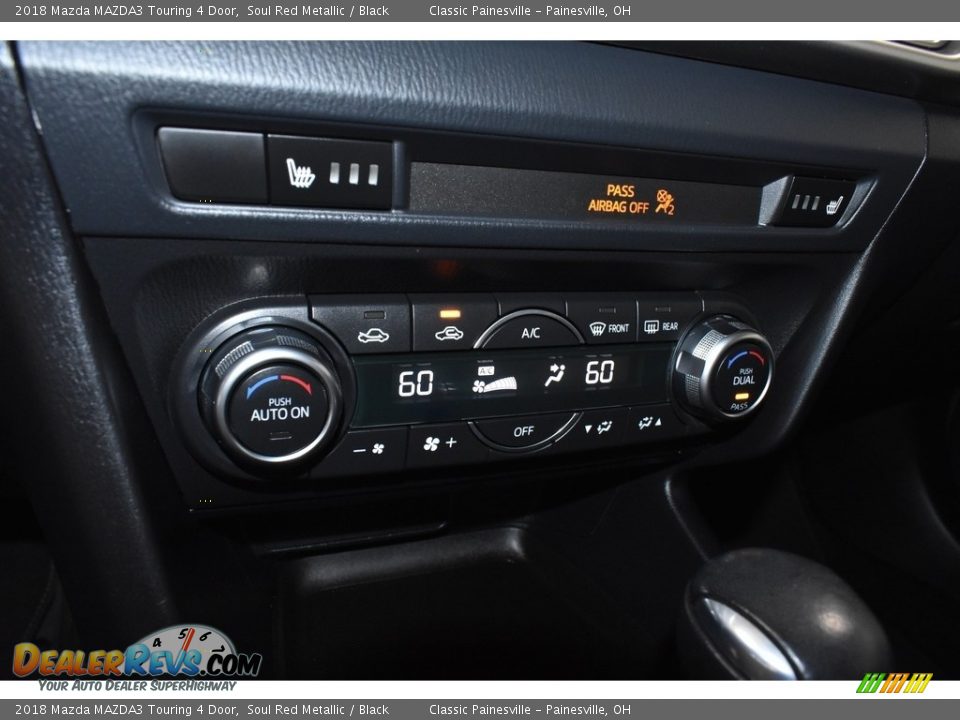 2018 Mazda MAZDA3 Touring 4 Door Soul Red Metallic / Black Photo #13
