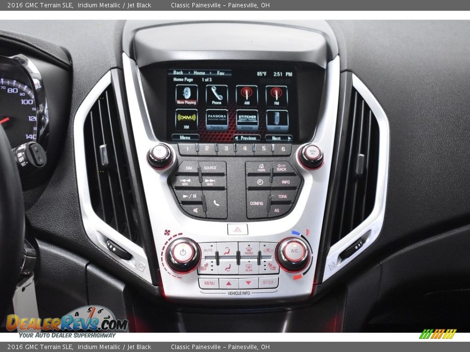 2016 GMC Terrain SLE Iridium Metallic / Jet Black Photo #12