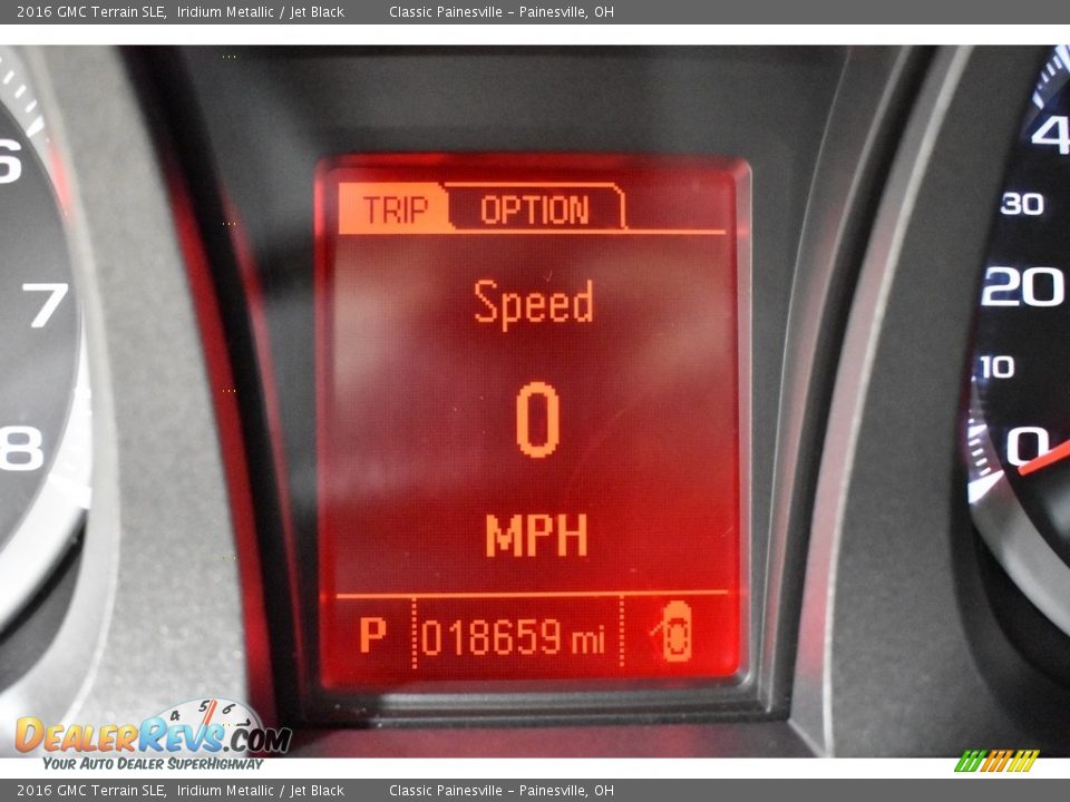 2016 GMC Terrain SLE Iridium Metallic / Jet Black Photo #14