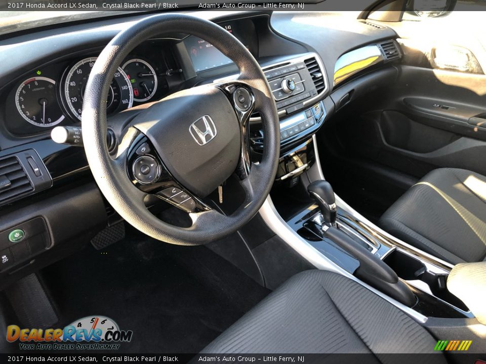 2017 Honda Accord LX Sedan Crystal Black Pearl / Black Photo #8