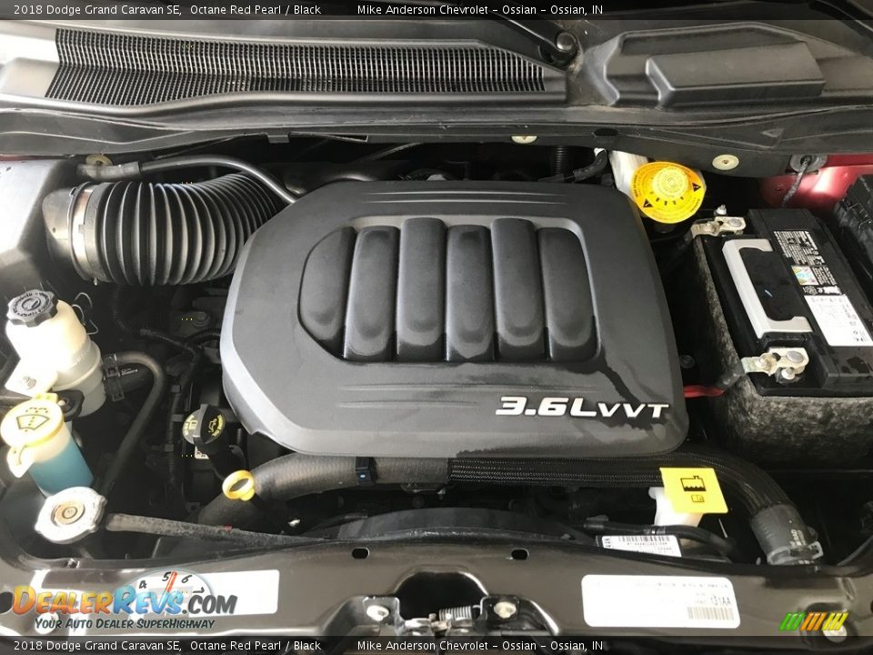 2018 Dodge Grand Caravan SE Octane Red Pearl / Black Photo #14