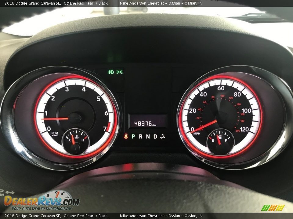 2018 Dodge Grand Caravan SE Octane Red Pearl / Black Photo #15