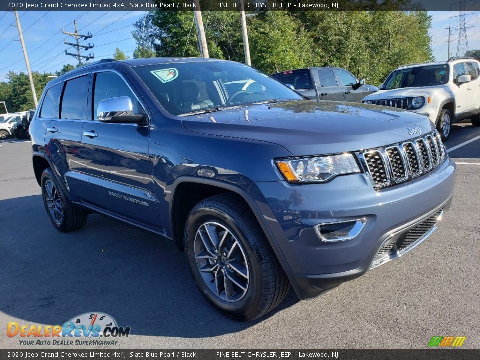 2020 Jeep Grand Cherokee Limited 4x4 Slate Blue Pearl / Black Photo #1