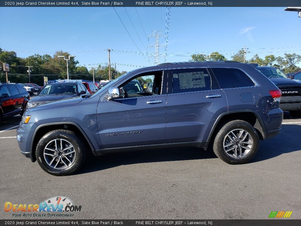 2020 Jeep Grand Cherokee Limited 4x4 Slate Blue Pearl / Black Photo #3