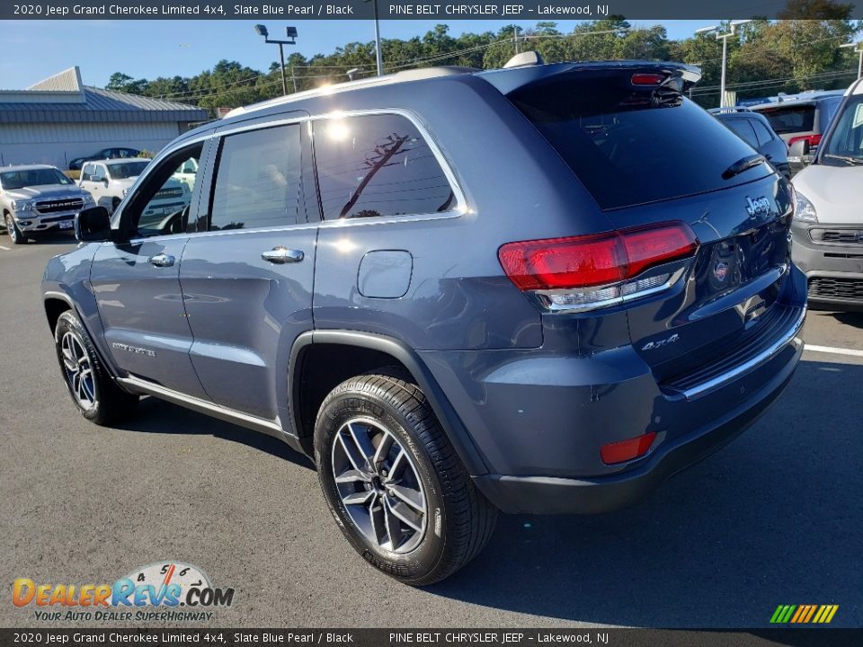 2020 Jeep Grand Cherokee Limited 4x4 Slate Blue Pearl / Black Photo #4