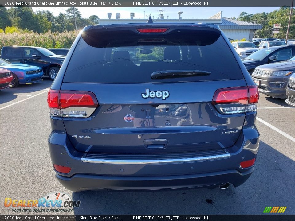 2020 Jeep Grand Cherokee Limited 4x4 Slate Blue Pearl / Black Photo #5