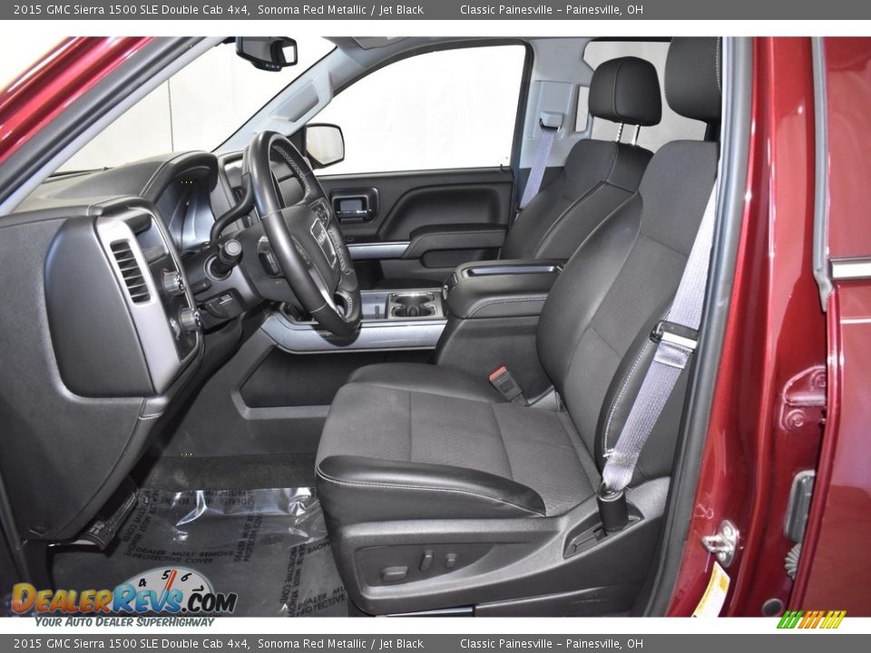 2015 GMC Sierra 1500 SLE Double Cab 4x4 Sonoma Red Metallic / Jet Black Photo #7