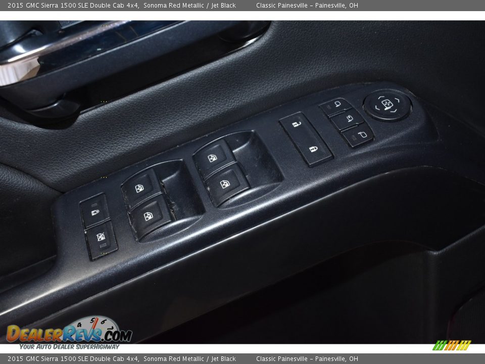 2015 GMC Sierra 1500 SLE Double Cab 4x4 Sonoma Red Metallic / Jet Black Photo #10