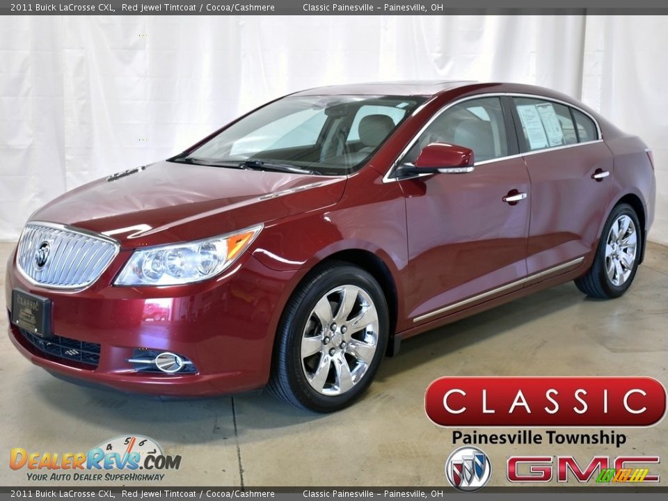 2011 Buick LaCrosse CXL Red Jewel Tintcoat / Cocoa/Cashmere Photo #1