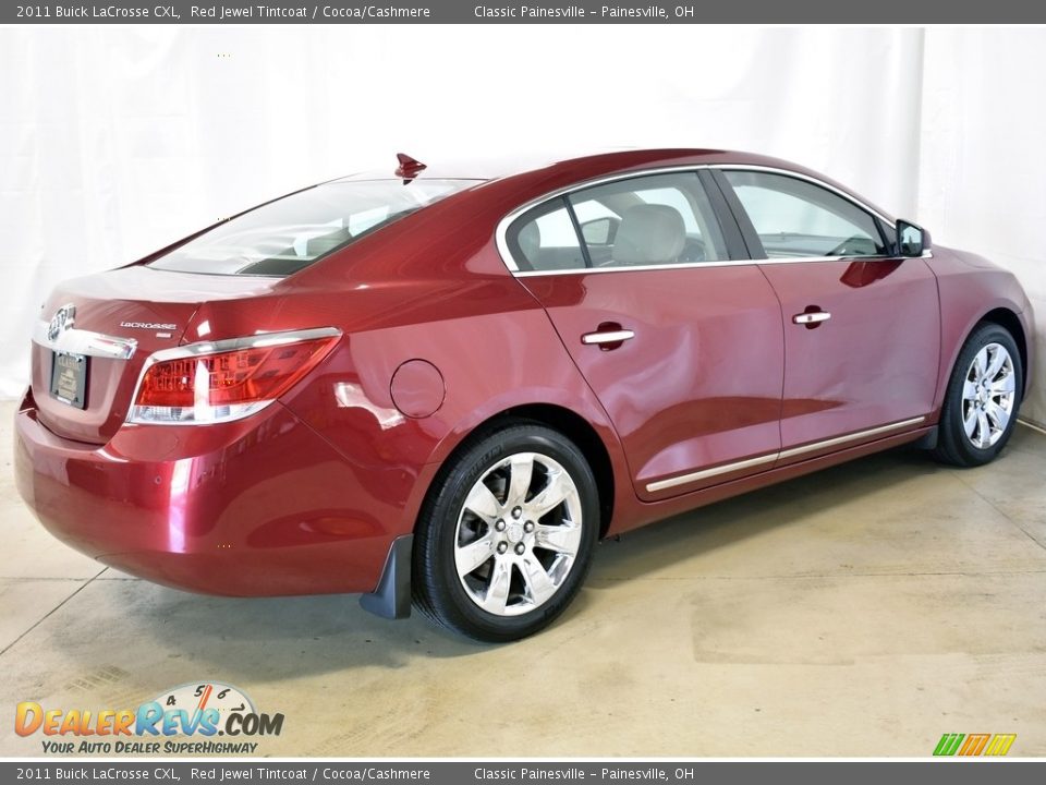 2011 Buick LaCrosse CXL Red Jewel Tintcoat / Cocoa/Cashmere Photo #2