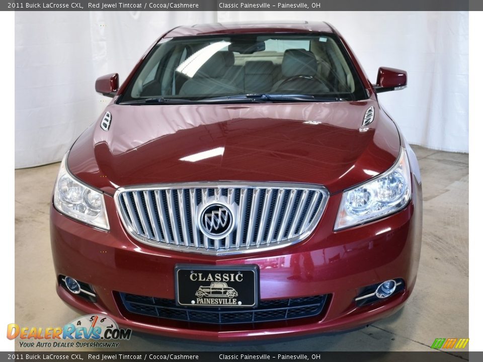 2011 Buick LaCrosse CXL Red Jewel Tintcoat / Cocoa/Cashmere Photo #4