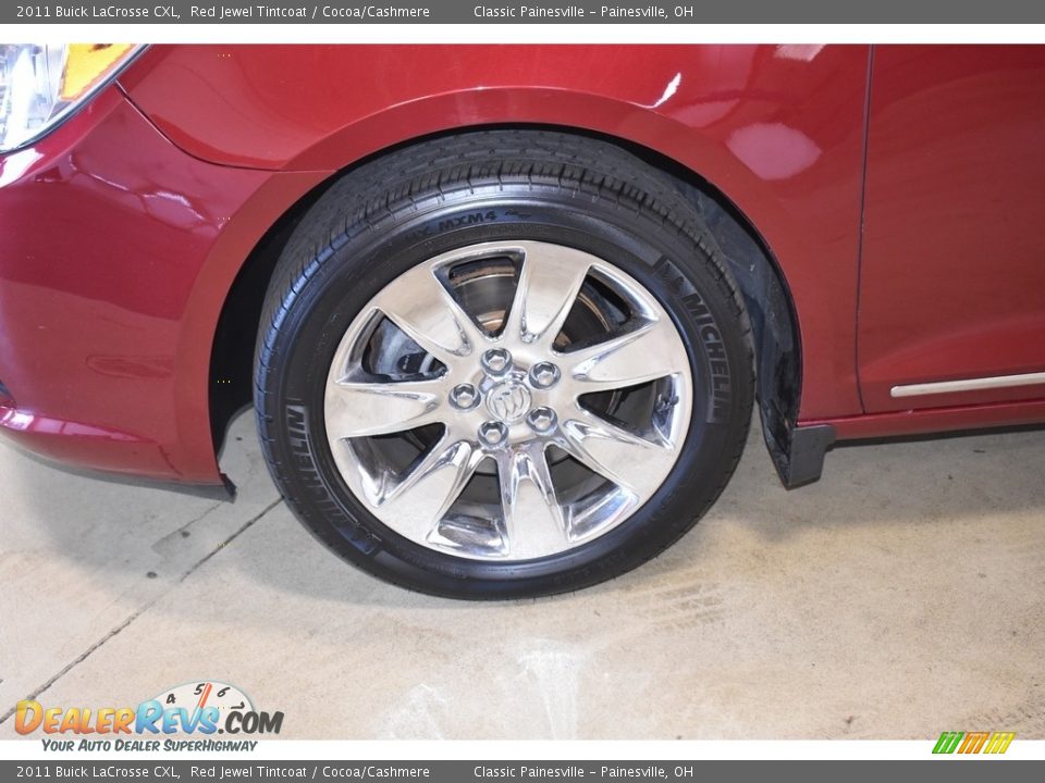2011 Buick LaCrosse CXL Red Jewel Tintcoat / Cocoa/Cashmere Photo #5