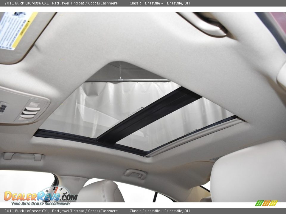 2011 Buick LaCrosse CXL Red Jewel Tintcoat / Cocoa/Cashmere Photo #6