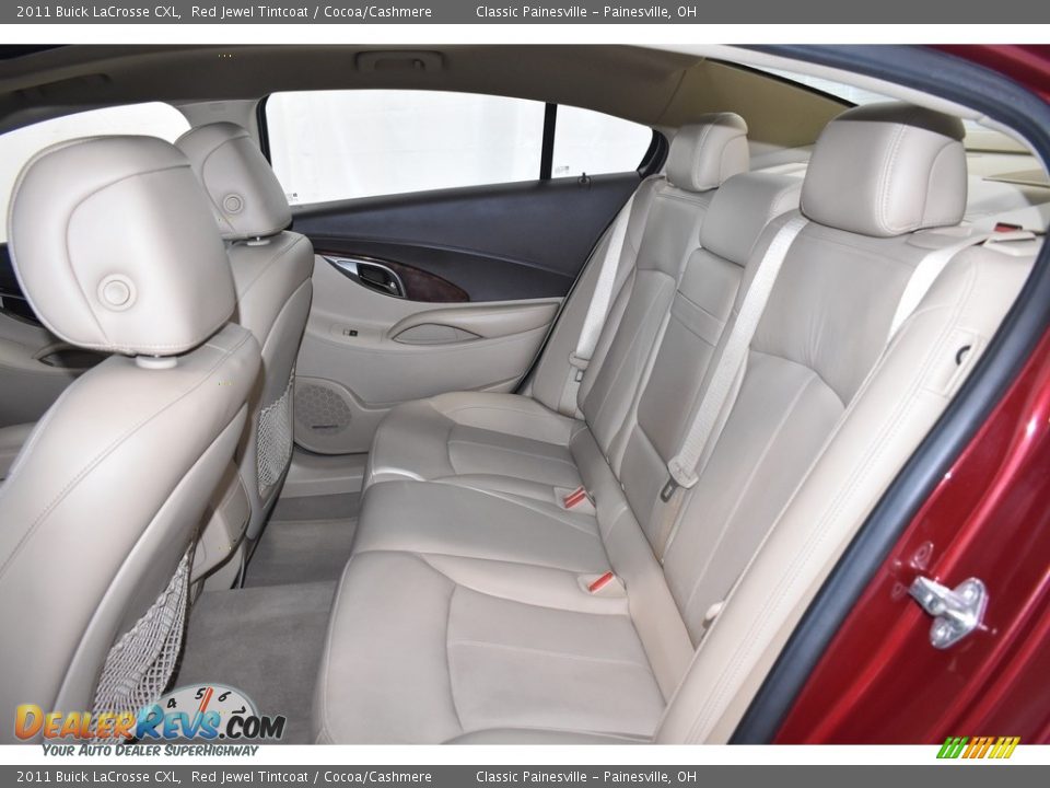 2011 Buick LaCrosse CXL Red Jewel Tintcoat / Cocoa/Cashmere Photo #9