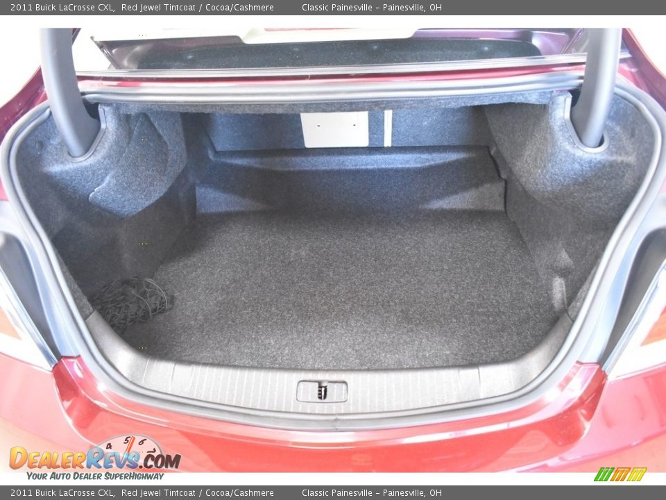 2011 Buick LaCrosse CXL Red Jewel Tintcoat / Cocoa/Cashmere Photo #10
