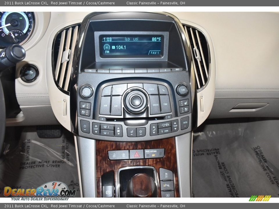 2011 Buick LaCrosse CXL Red Jewel Tintcoat / Cocoa/Cashmere Photo #14