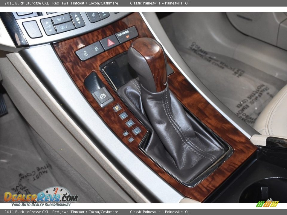 2011 Buick LaCrosse CXL Red Jewel Tintcoat / Cocoa/Cashmere Photo #15