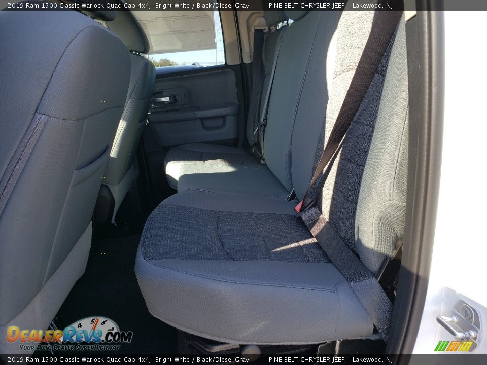 Rear Seat of 2019 Ram 1500 Classic Warlock Quad Cab 4x4 Photo #6