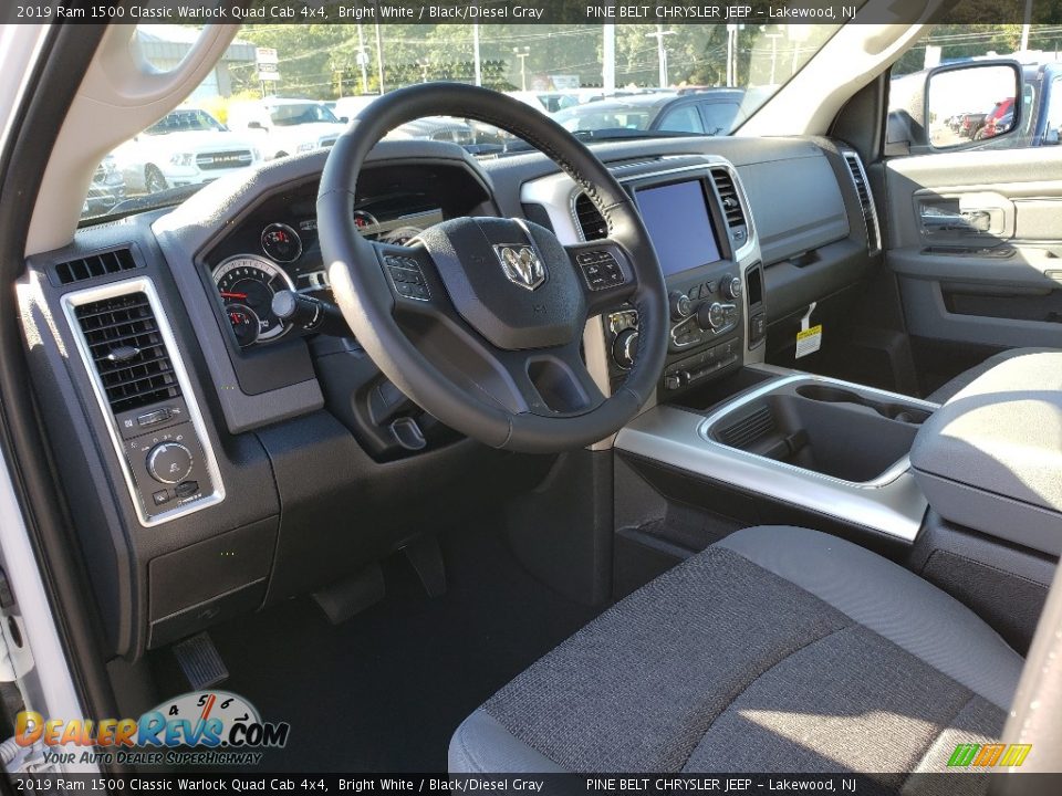 Dashboard of 2019 Ram 1500 Classic Warlock Quad Cab 4x4 Photo #7