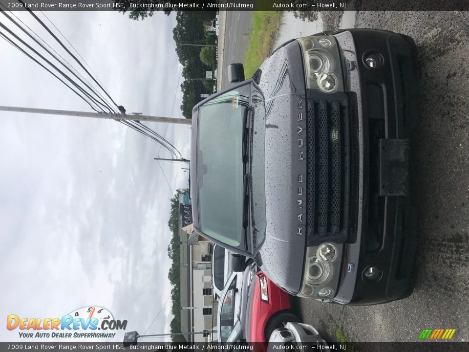 2009 Land Rover Range Rover Sport HSE Buckingham Blue Metallic / Almond/Nutmeg Photo #2