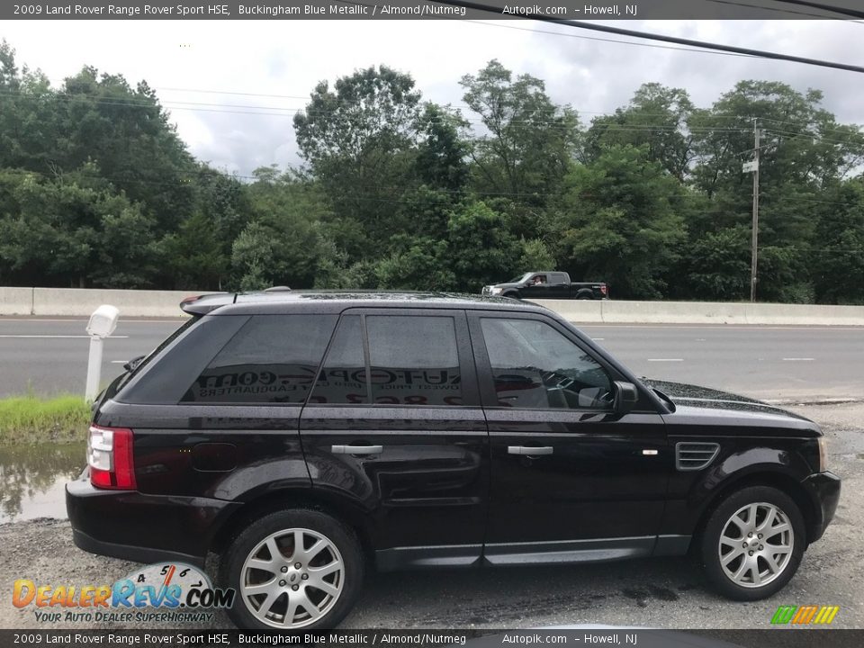 2009 Land Rover Range Rover Sport HSE Buckingham Blue Metallic / Almond/Nutmeg Photo #5