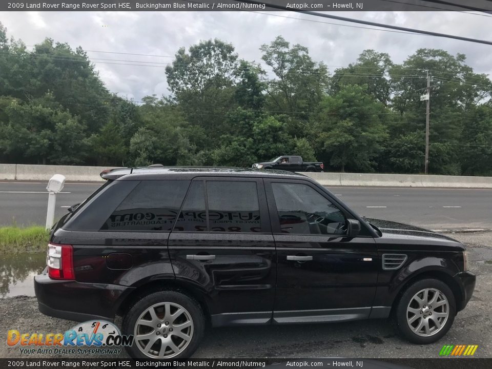 2009 Land Rover Range Rover Sport HSE Buckingham Blue Metallic / Almond/Nutmeg Photo #6