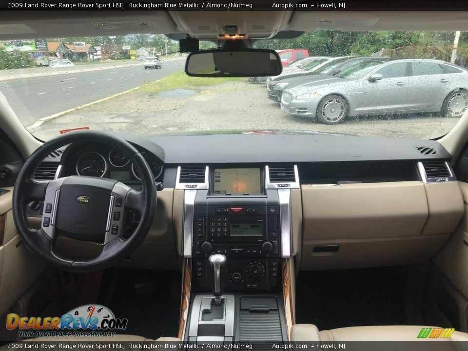 2009 Land Rover Range Rover Sport HSE Buckingham Blue Metallic / Almond/Nutmeg Photo #11