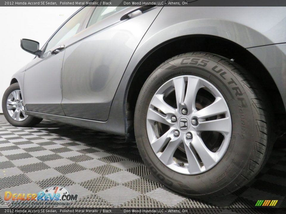 2012 Honda Accord SE Sedan Polished Metal Metallic / Black Photo #10