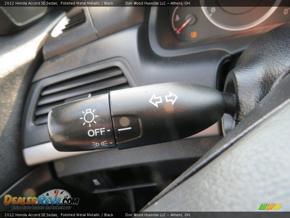 2012 Honda Accord SE Sedan Polished Metal Metallic / Black Photo #29