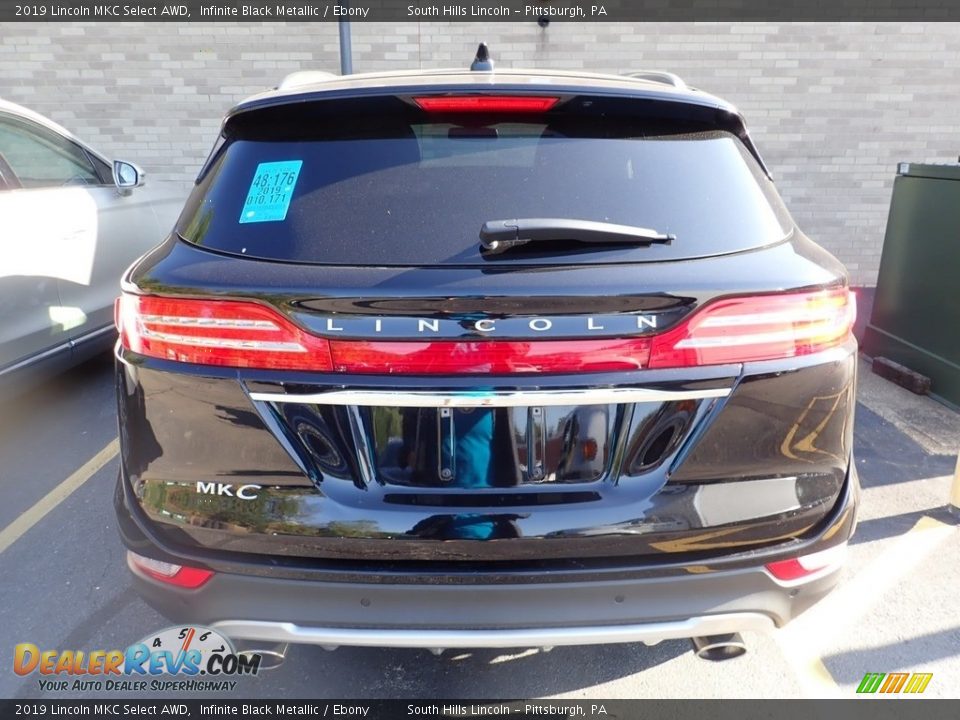 2019 Lincoln MKC Select AWD Infinite Black Metallic / Ebony Photo #3